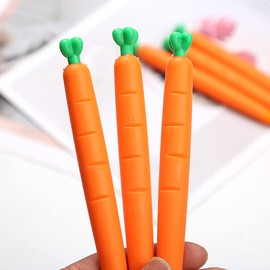 Sencoo 4 pack Carrot Mechanical Pencil Creative Student Stationery Children Brithday Present School Prize Kiddos Gift (0.5mm)