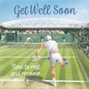 Hunts England - Get Well Soon Tennis Card For Him