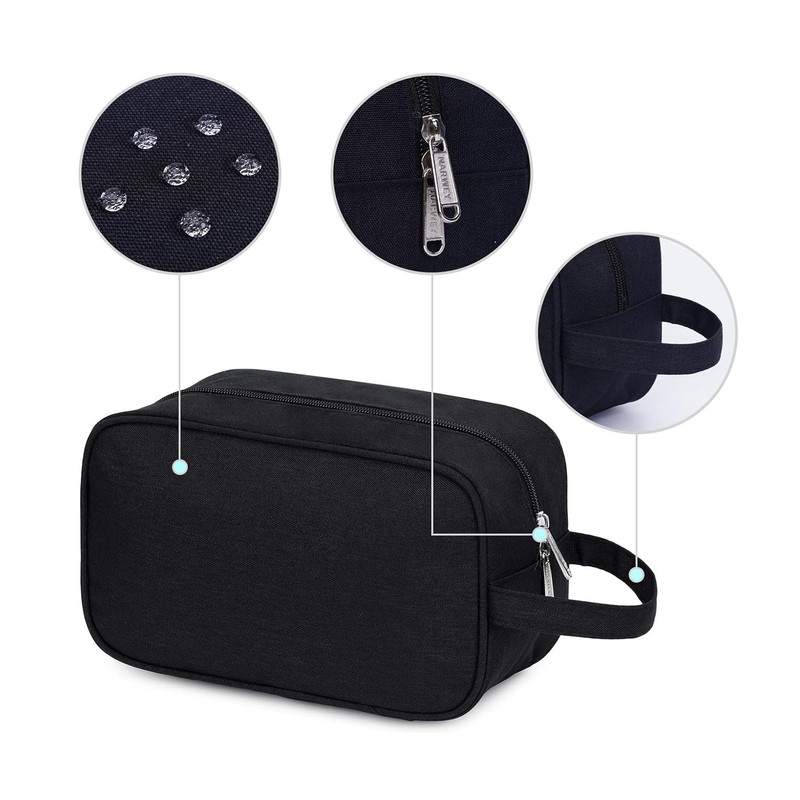 Men and Women Travel Wash Bag, Waterproof Nylon Large Capacity