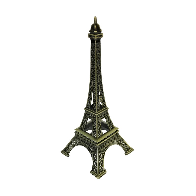 Allgala 10" Eiffel Tower Statue Decor Alloy Metal, Bronze