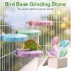 4 PCS Bird Beak Grinding Stone, Bird Perches for Cage,