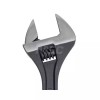 Proto J712SB Adjustable Wrench: Steel, Black Finish