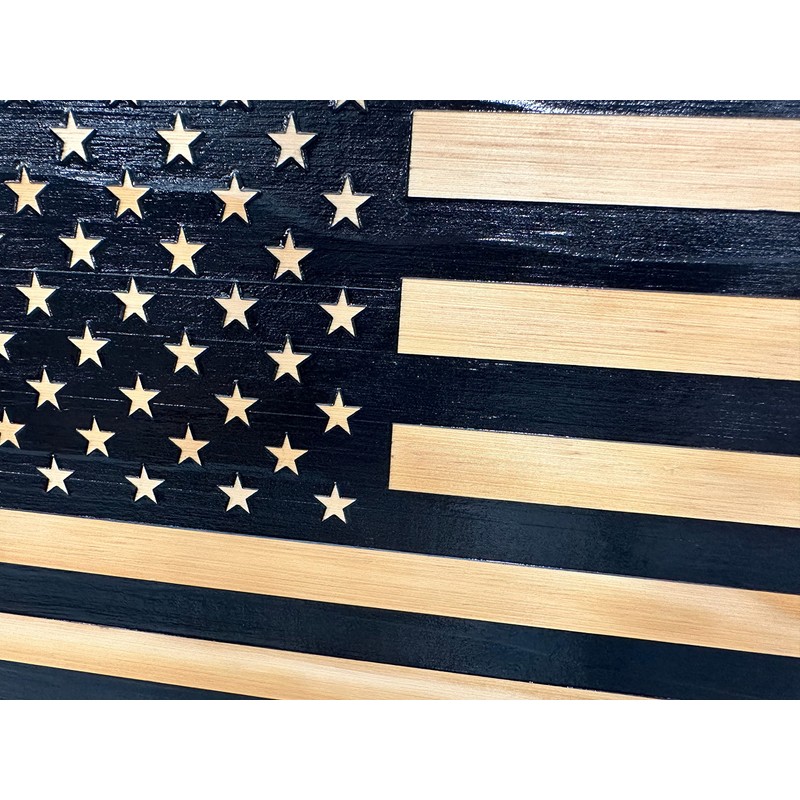 American Flag Concealed Gun Cabinet, Hidden Gun Storage American Flag