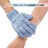 Slick- Exfoliating Gloves, 4 Pcs, Skin Exfoliator for Body, Shower