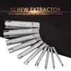 Steel Broken Tap Extractor Set – High-Speed Screw Extractor Tool