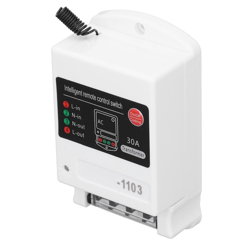 Remote Control Switch 30A Relay 3km Control Range Wireless Remote