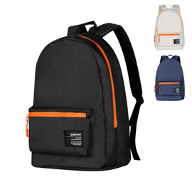 DOMAT Backpack Lightweight Laptop Bag 22L for Daily Worked Hiking Large Capacity Outdoor Sports Bag Travel Bag Daypack for Men Women, black
