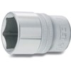 HAZET Hex Socket 900-29|12.5mm Square Drive, 29mm Flat Width, Knurled