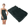 npluseins Sauna Kilt with Velcro Fastening for Men and Women,