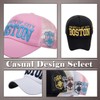 One Limitation CP372 Mesh English Logo Cap Hat Running Outdoor
