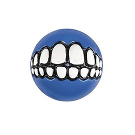 Rogz Rogz Fun Dog Treat Ball in various sizes and colors, Large, Blue