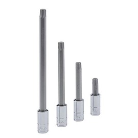 Genius Tools 208+6107 1/4" Dr. T-7 Star Bit Socket