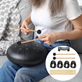 Rain Drum Set | Handpan Drum Accessories - Drumstick Holder Number Stickers, Drum Rain Chime Accessories, Multifunctional Drum Stick Rain Chime Accessories for Outside