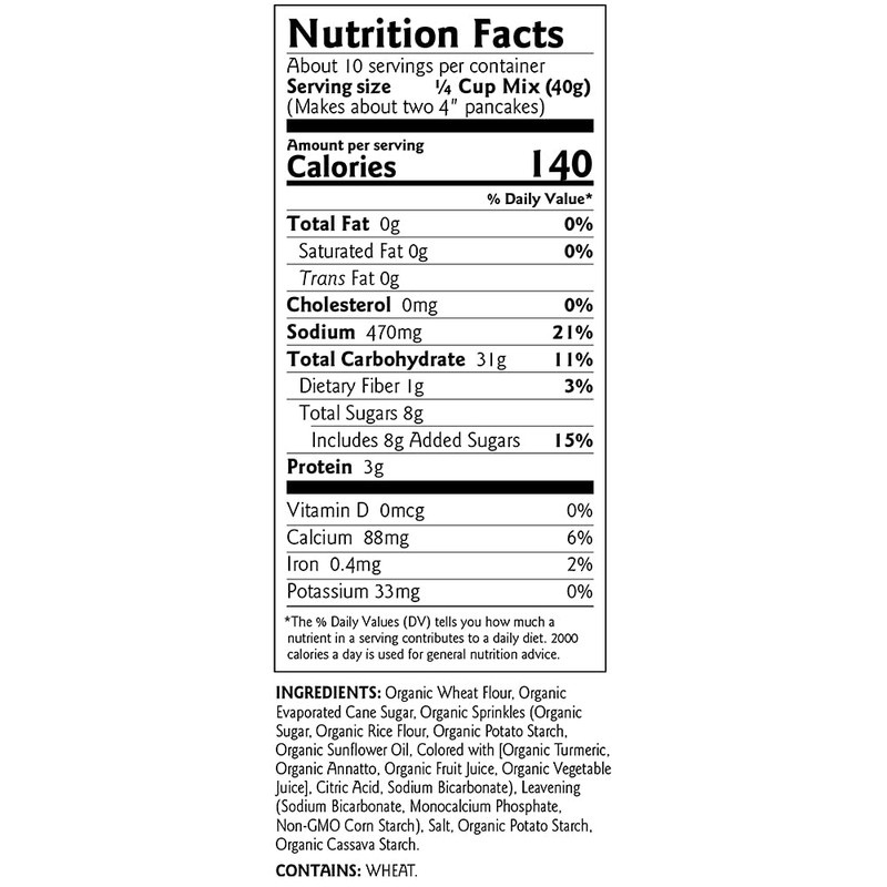 Birch Benders Organic Confetti Just-Add-Water Pancake & Waffle Mix, 3