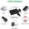 4pcs Luminous Arm Bands USB Reflective Band Bracelets for Outdoor