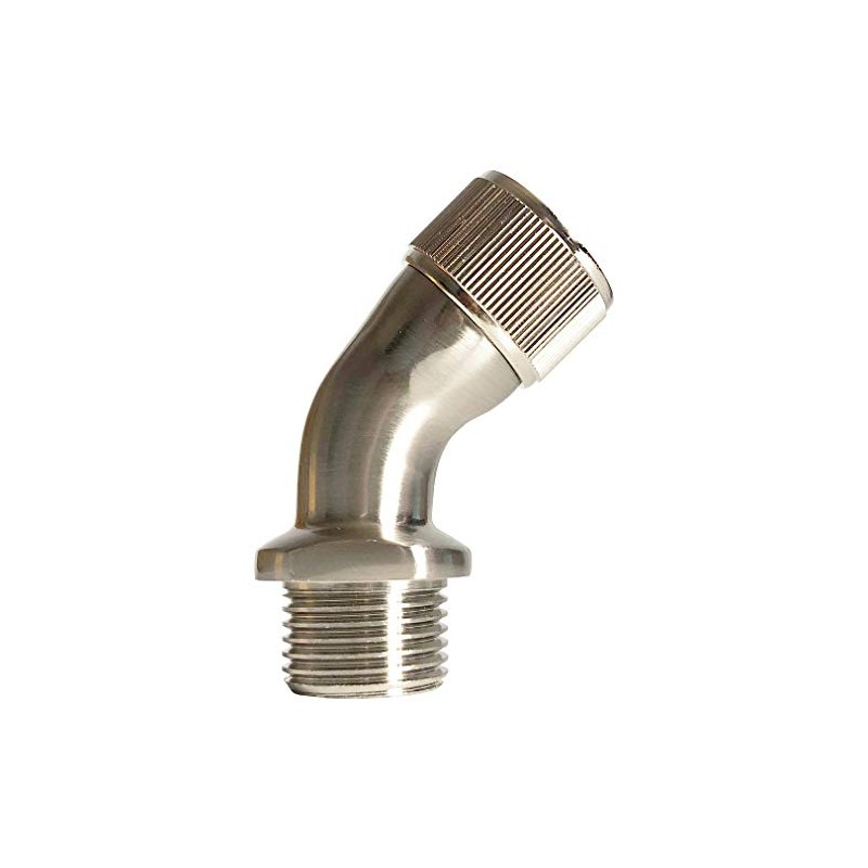 Elbow Adapter for Shower Head Brushed Nickel