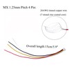 20 Sets Micro MX JST 1.25mm 4-Pin Male and Female
