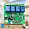 Aswalling 4CH Smart Switch Module Self-Locking and Timing Switch Wireless