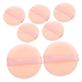 Ipetboom 2sets Foundation Sponge Puff Wet Dry Powder for Mineral Powder Smooth Application 7pcs*2