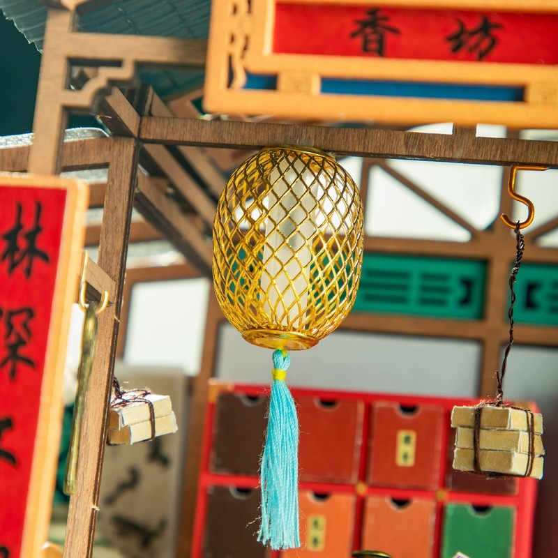 Dokurundo ® Robotime DIY Miniature House Dollhouse Chinese Series (Saishankan)