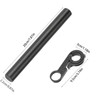 Fkereg Bicycle Handlebar Extender, 20cm Double Clamp Mount Handle Bar