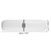 VOCOSTE Toothbrush Case, Traveling Toothbrush Holders Case, Plastic, White, 7.87"x2.17"