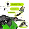 CB Motorcycle Mirrors 6" Long Arm w/ 10mm 8mm Screws