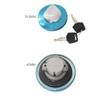 XDF Ignition Switch Fuel Gas Tank Cap Cover Helmet Steering