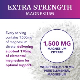 Nobi Nutrition Magnesium Citrate Gummies | Extra Strength for Calm, Relaxation & Digestion | High Absorption Magnesium Gummies for Adults | Vegan, Non-GMO | Raspberry Flavor Mag Gummy | 60 Ct, 1 Month Supply