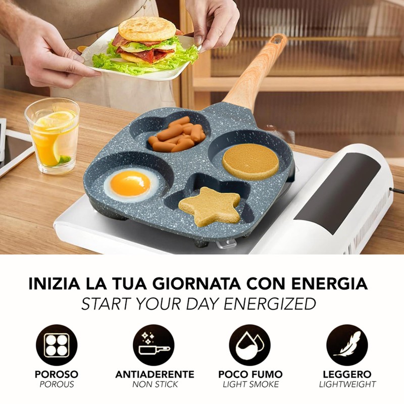 IPEA Non-Stick Induction and Gas Pan - 21cm - Non-Stick
