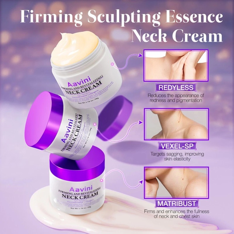 Crema de cuello Aavini 50 g - Suero péptido reafirmante,