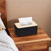 Bamboo Tissue Box Cover - Versatile Tissue Box Holder for