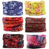KINREE 6PCS Outdoor Magic Scarf, Elastic Headbands, Headscarves, Headwear, Mask