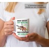 Kaffeetasse mit Lustigem Spruch Der Geist ist willig- der Körper