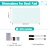 MAKUANG Dry Erase Desk Mat with Organosilicon Surface, Erasable Writing