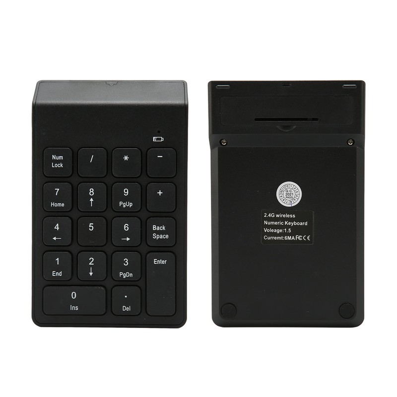 2.4G Wireless Numeric Keypad Chocolate Keys Plug and Play 18