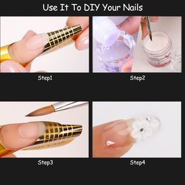 Líquido para uñas de Monómero Acrílico Profesional Herramienta Escultura Cristal Francesas Arte Salones y DIY