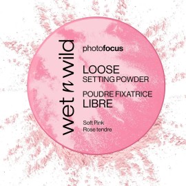 Polvo Rosado Sellador Suelto Photofocus Wet N Wild, Anti Flash Fotos, Vegano, Sin Parabenos, Efecto Mate, IIúmina y complementa Contour, Larga Duració