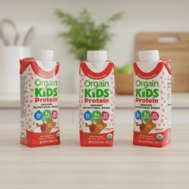 Orgain Kids Proteina Sabor Fresa Para Niño 3pack 244ml