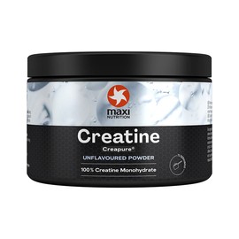 MaxiNutrition MaxiNutrition 100 Percent Creatine monohydrate, (Creapure) 250g, high dose and Pure creatine Powder for Maximum Performance During Your Training, Unflavoured