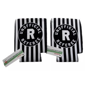 Unofficial Referee Game Day Koozie Drink Holder Sports