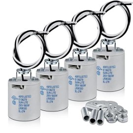NoBrand Light Socket, Standard Medium Screw Bulb Socket Lamp Holder- 4-Pack