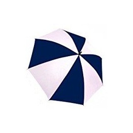 JP Lann 62" Single Canopy Golf Umbrellas (Navy & White)