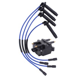 ApplianPar Ignition Coil Pack and Spark Plug Wiring Harness Set for Legacy 1998-2005,Baja 2003-2006,Forester 1999-2004,Impreza 1999-2004,Outback 2000-2005