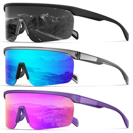 KALIYADI Mens Polarized-Sunglasses Sport Sunglasses: Running Sunglasses Men Women UV400 Protection for Cycling
