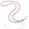 C&L Accessories Lanyard with Id Holder, Teacher Lanyard Beaded Wood