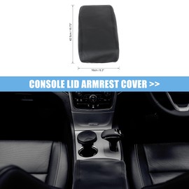 MACHSWON Car Center Console Cover Armrest Seat Box Cover Protector Replacement Microfiber Leather for Jeep Grand Cherokee 2011 2012 2013 2014 2015 2016 2017 2018 2019 2020 Arm Rest Cover Black
