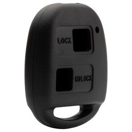 Konuooer Car Button Remote Control Housing with 2 Rubber Buttons Housing Cover for Aygo Corolla Yaris RAV4 Prado Avensis Land Cruiser Previa Echo Tarago Alphard