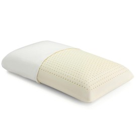 UPOUEIM Latex Pillow, 100% Natural Talalay Latex Pillow with Removable Breathable Cotton Cover, Luxurious Queen Soft Bed Pillow for Side Back and Stomach Sleepers, Help Release Neck Pressure
