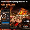 lfcforldx Wireless Smart Meat Thermometer with Bluetooth Long Range Measures